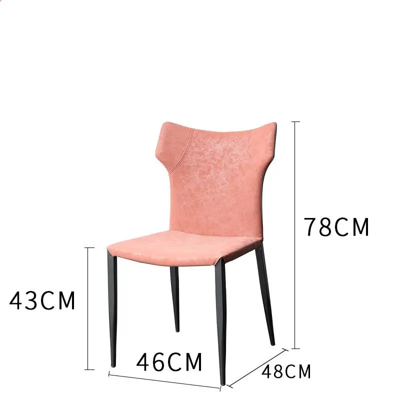 Italian Modern Luxury Small Unit Restaurant Rock Plate Rectangular A3 Carbon Steel Dining Table