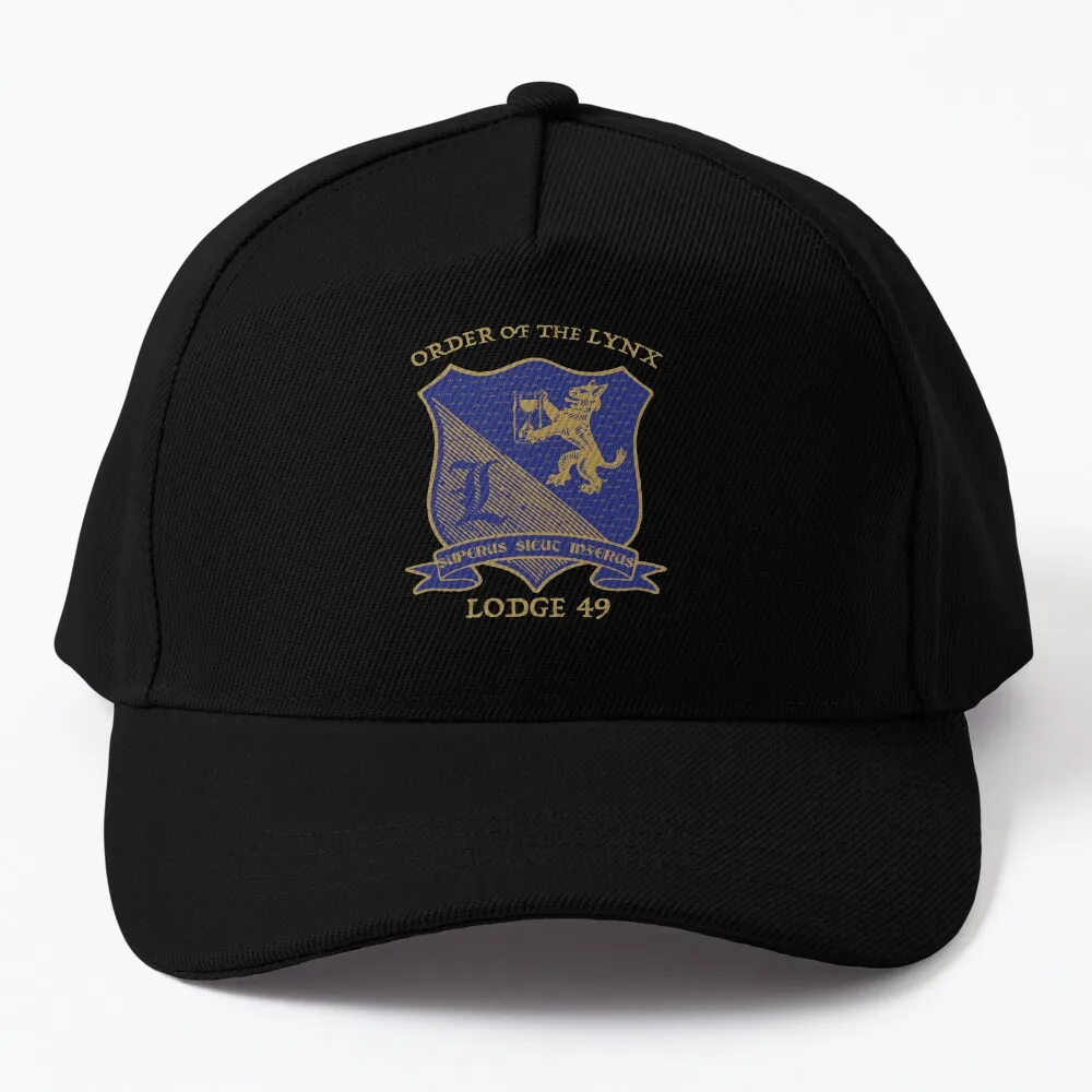 

Order of the Lynx Lodge 49 Baseball Cap Bobble Hat fashion Streetwear Wild Ball Hat Women'S Golf Wear Men'S