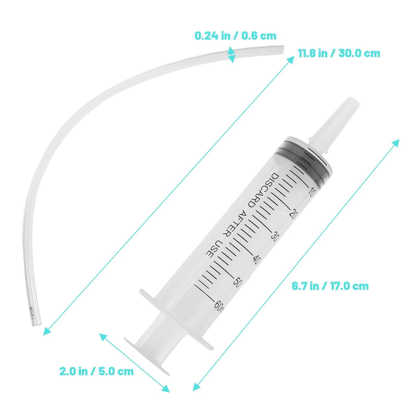 

1 set Chain Lubrication Tool Set Filling Injector Fork Oil Level Tool Compact Lightweight Durable Bike Repair Accessories