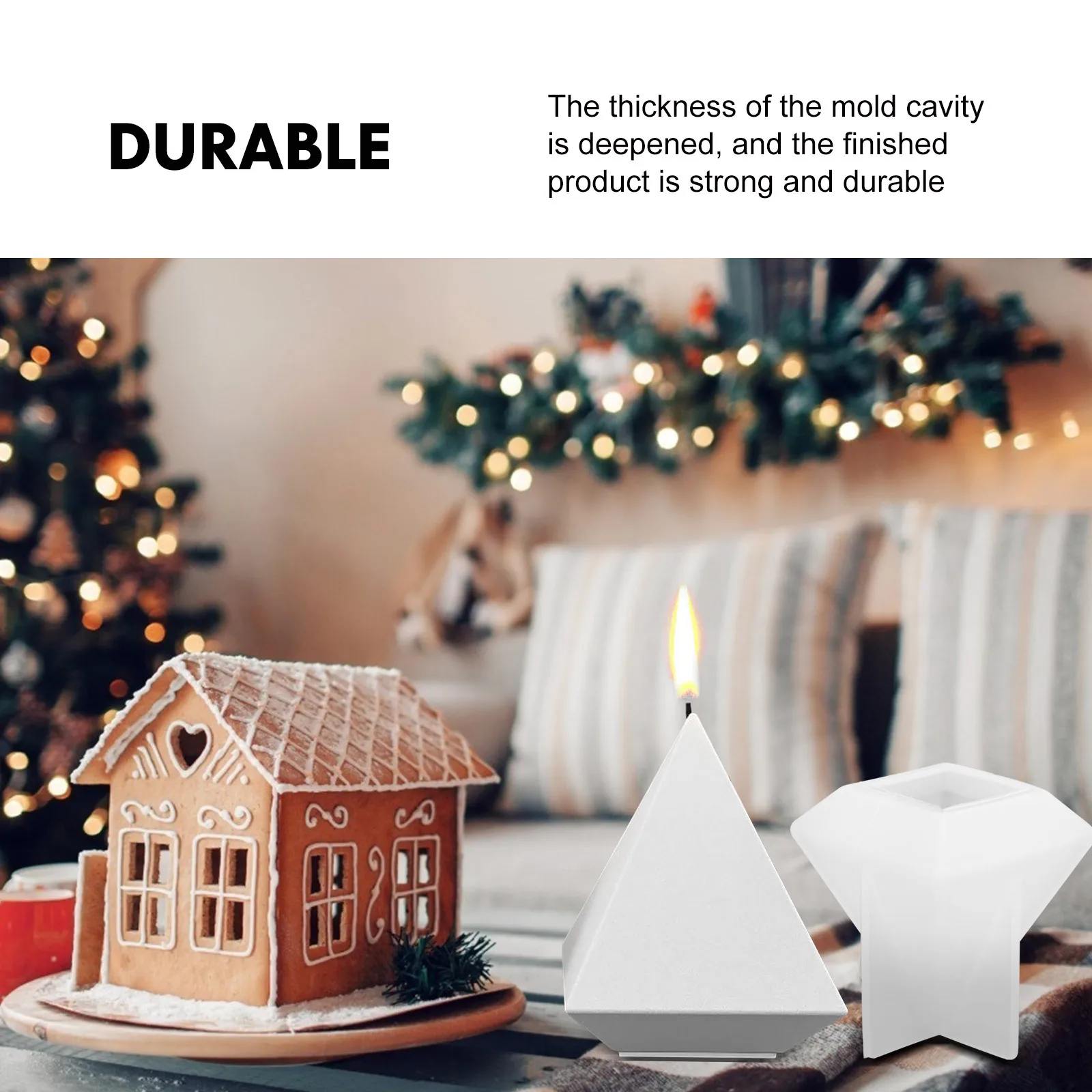 

2Pcs Pyramid Silicone Molds Creative DIY Pyramid Casting Moulds for Jewelry Ornaments Resin Epoxy Craft Molds Resin Mold