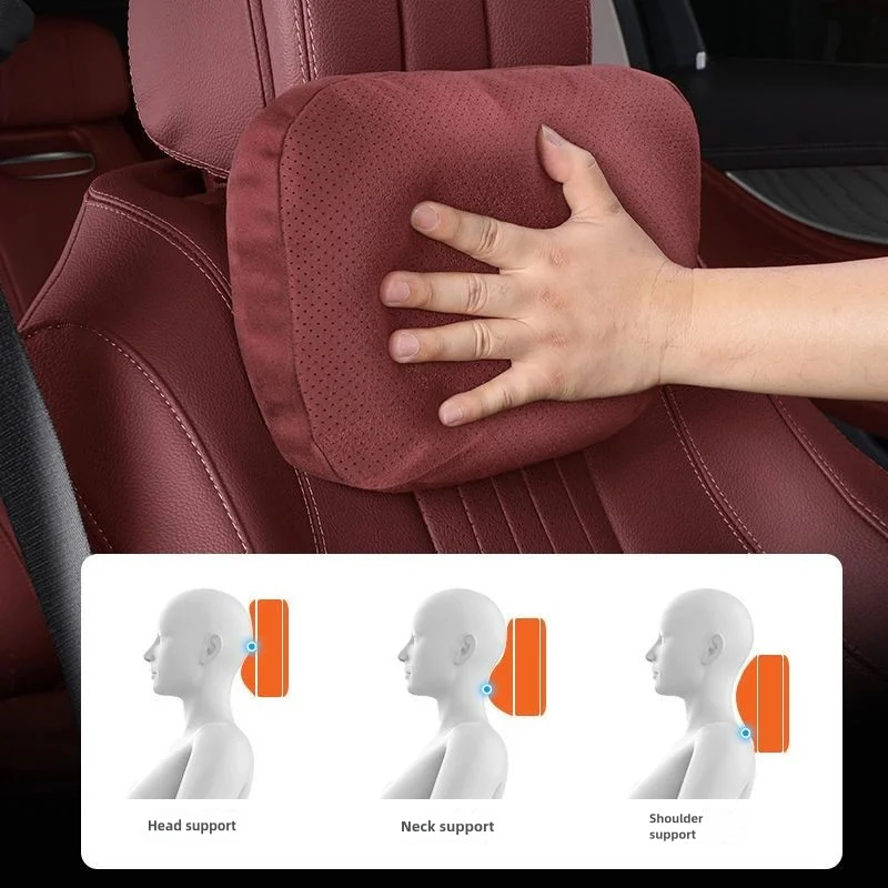 For Honda Type R Accord Civic CR-V City FIT Passport Pilot HR-V Auto Headrest Neck Support Seat Lumbar Cushion Soft Neck Pillow