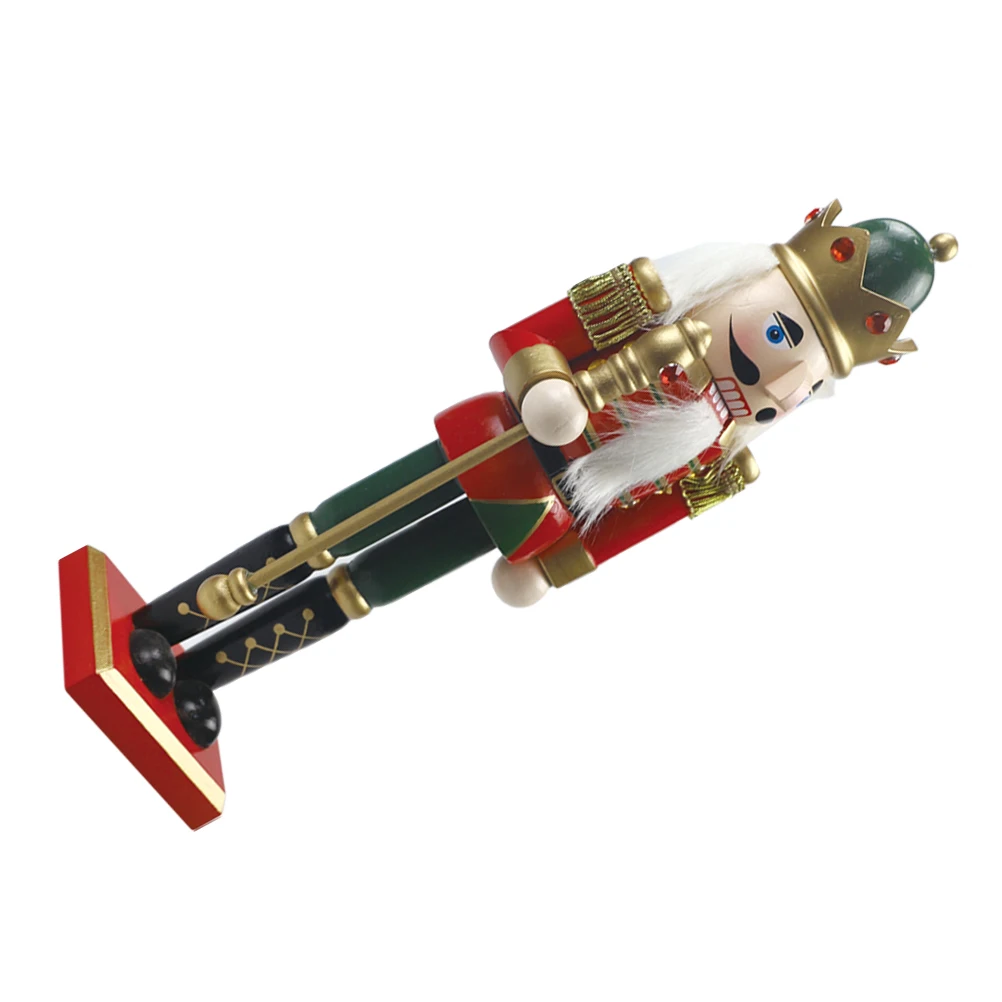 

Wooden Nutcracker Craft Christmas Gift Desktop Decor Figures Xmas Puppet Figure Xmas Gift Nutcracker Wood Nutcrackers