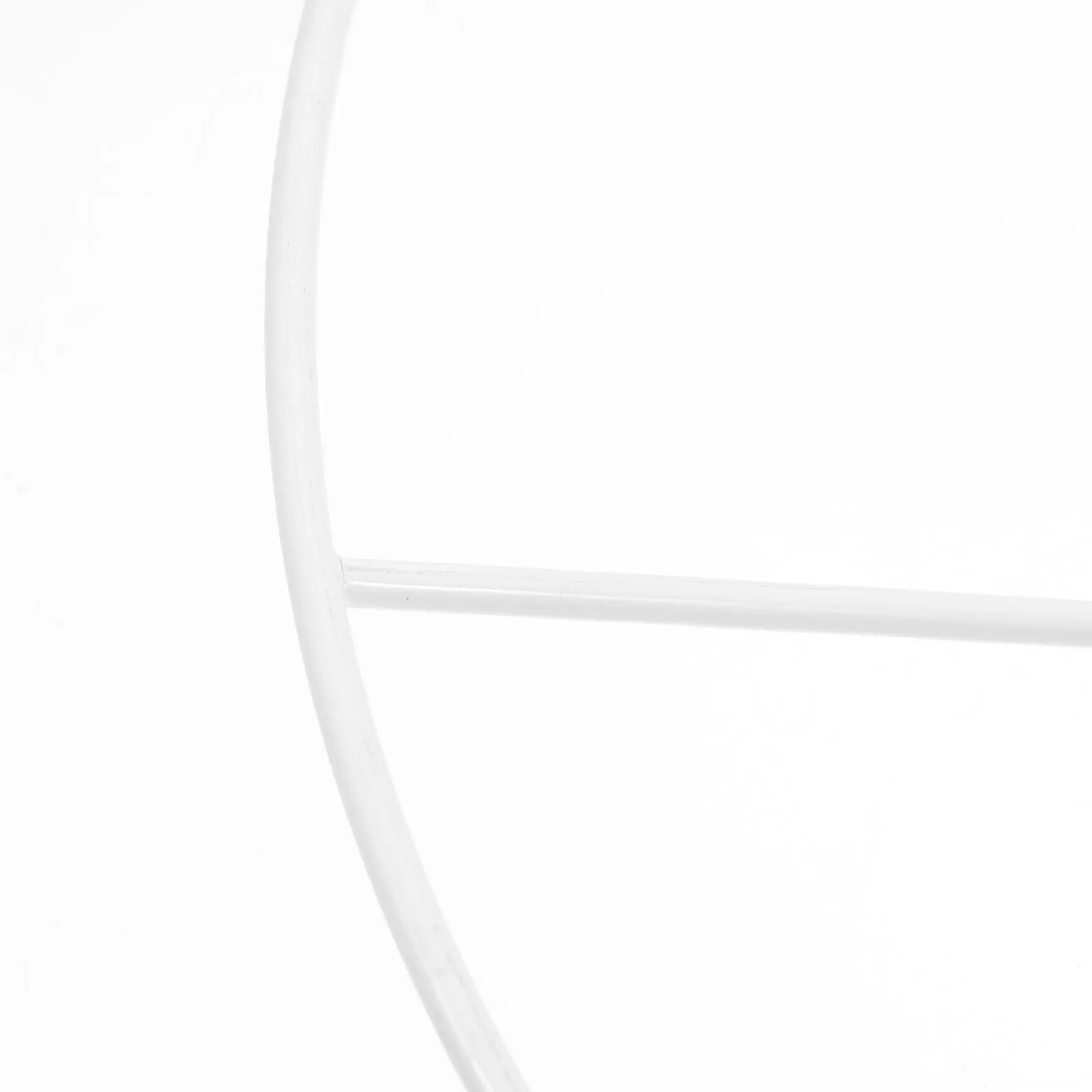 

2Pcs Lampshade Wire Frame Round Iron Drum Ring Set for DIY Table Floor Ceiling Lamp Support Durable Reinforcement