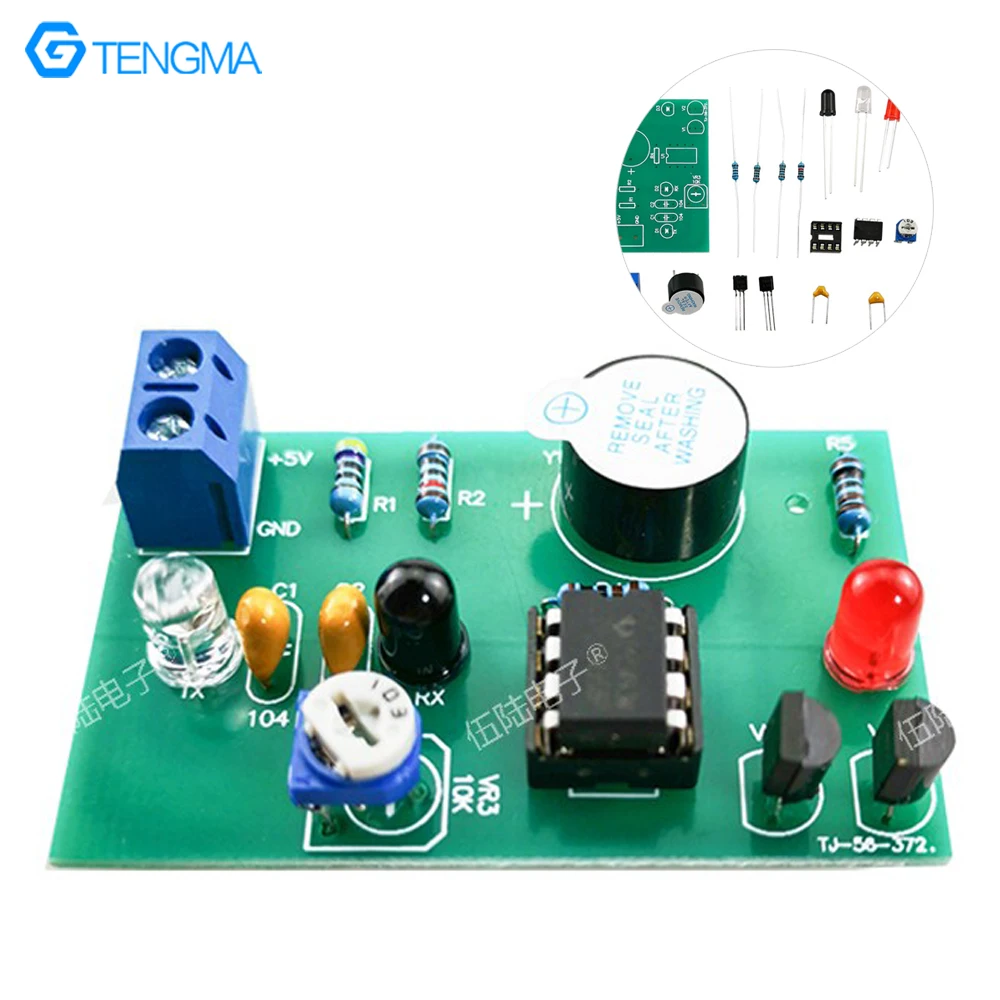 Infrared Induction Alarm Circuit Welding Kit Electronic Product Process Assembly Teaching Training DIY Parts