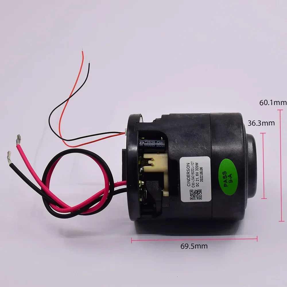 DC 21.6V 24V 320W Brushless Motor Electric Blade Fan Motor High Power Suction Metal Impeller For Vacuum Cleaner Sweeper Robot