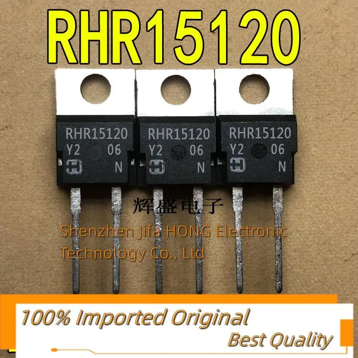 10PCS/Lot  RHR15120 RHRP15120  TO-220-2 15A 1200V  MOSFET Best QualityReally Stock Original