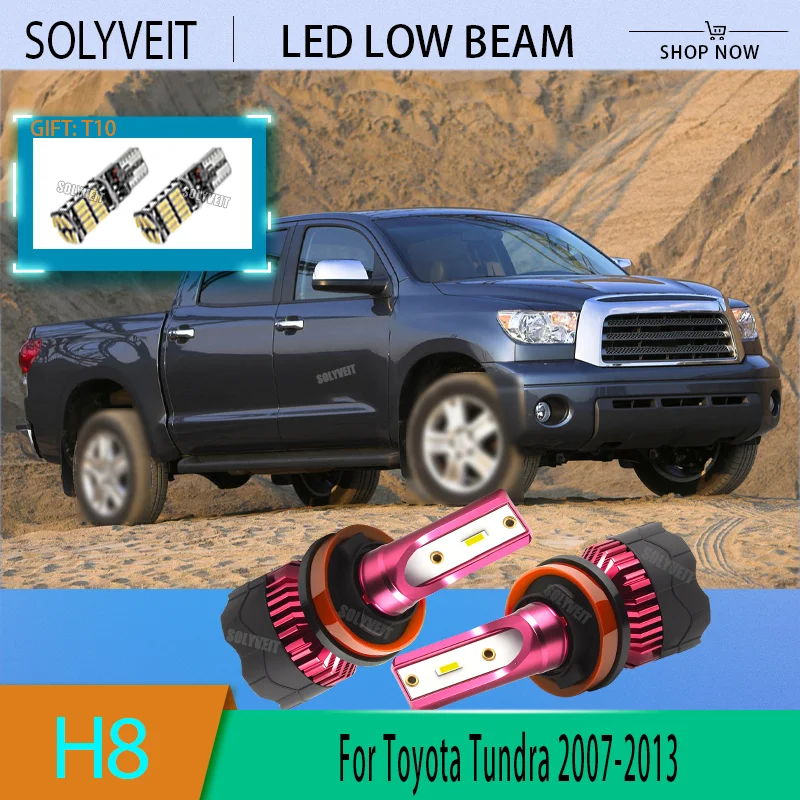 

High Bright White Long Lifespan IP67 H11/H9/H8 LED Low/Dipped Beam Bulb For Toyota Tundra 2007 2008 2009 2010 2011 2012 2013