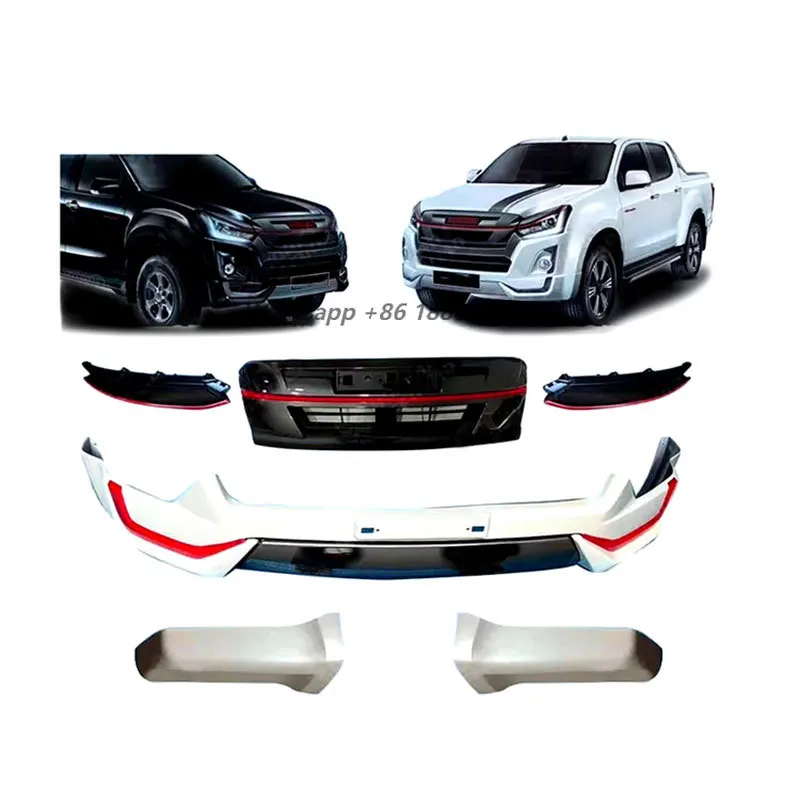

New Style High Quality Hot Sale Popular ABS Plastic Facelift Conversion Body Kit Bodykit for Isuzu D-MAX 2018 2019