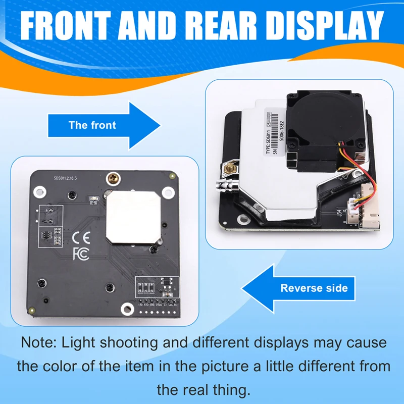 

PM2.5 Particle Matter Sensor SDS011 Detection Range 0.3-10 Μm Laser Sensor Dust Sensor Digital Output