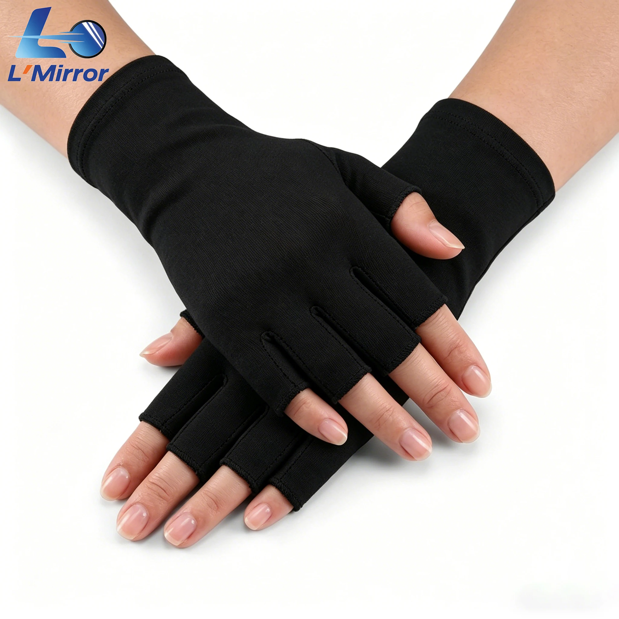 L●Mirror Arthritis Compression Gloves for Men Women,Relieve Joint Pain Muscle Soreness,for Typing,Daily Work&Hand Fatigue Relief