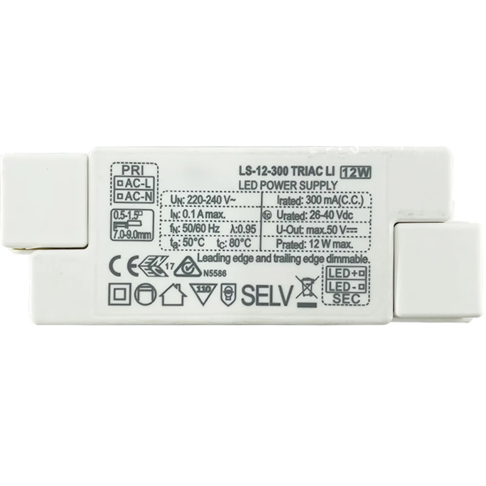 

LED POWER SUPPLY LS-12-300 LS-15-350 LS-20-300 LS-20-500 TRIAC LI For Eaglerise Drive controller