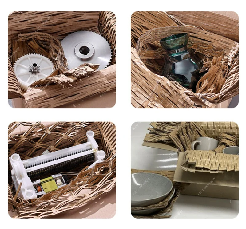 آلة تقطيع الورق المقوى المموج الصناعي / آلة صنع علب الكرتون المموج / آلة ورق التغليف على شكل قرص العسل #6