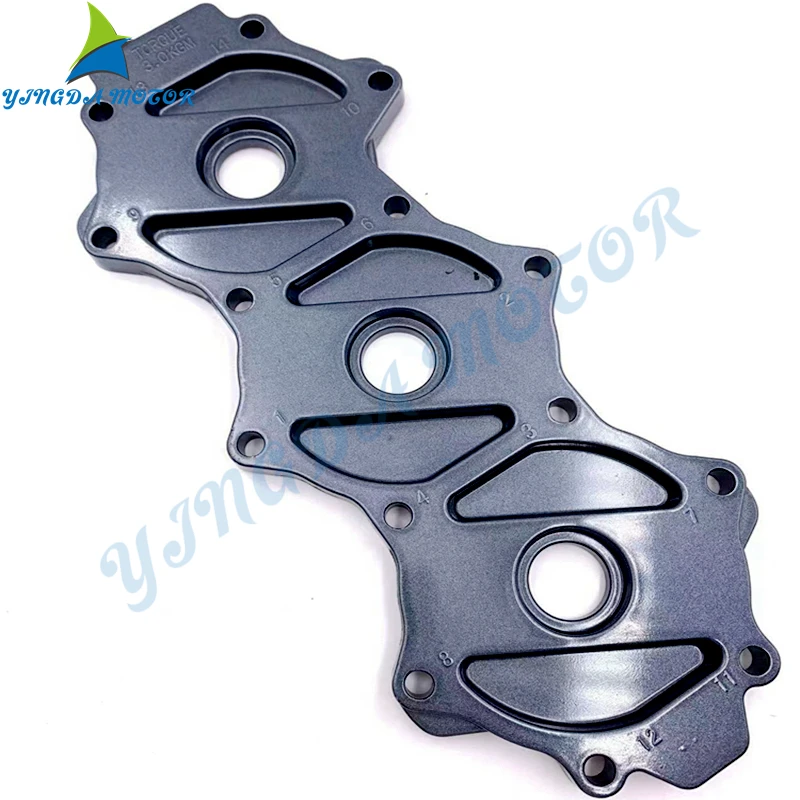 

6H3-11191-00-9M Cover Cylinder Head For Yamaha 3 Cylinders 60HP Outboard Motor 6K5 6H3 Series 6H3-11191;6K5-11191