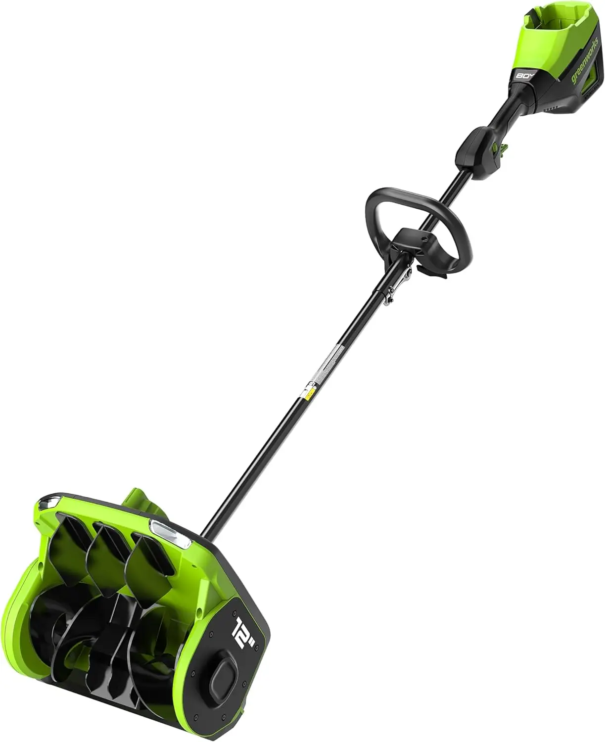 

80V 12" Brushless Snow Shovel, with Directional Vanes and LED Light, Tool Only