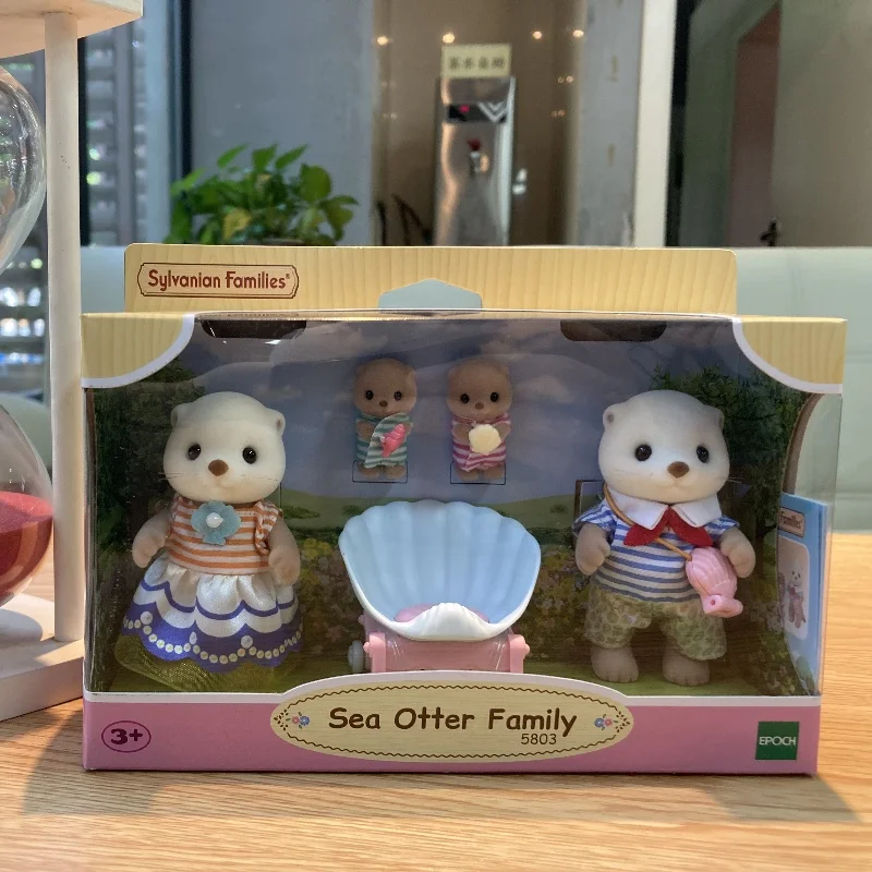 إكسسوارات عائلات سيلفانيان ألعاب أطفال بنات كاليكو كريترز مصغرة شخصيات كرتونية دمية ألعاب أطفال عائلة قضاعة البحر