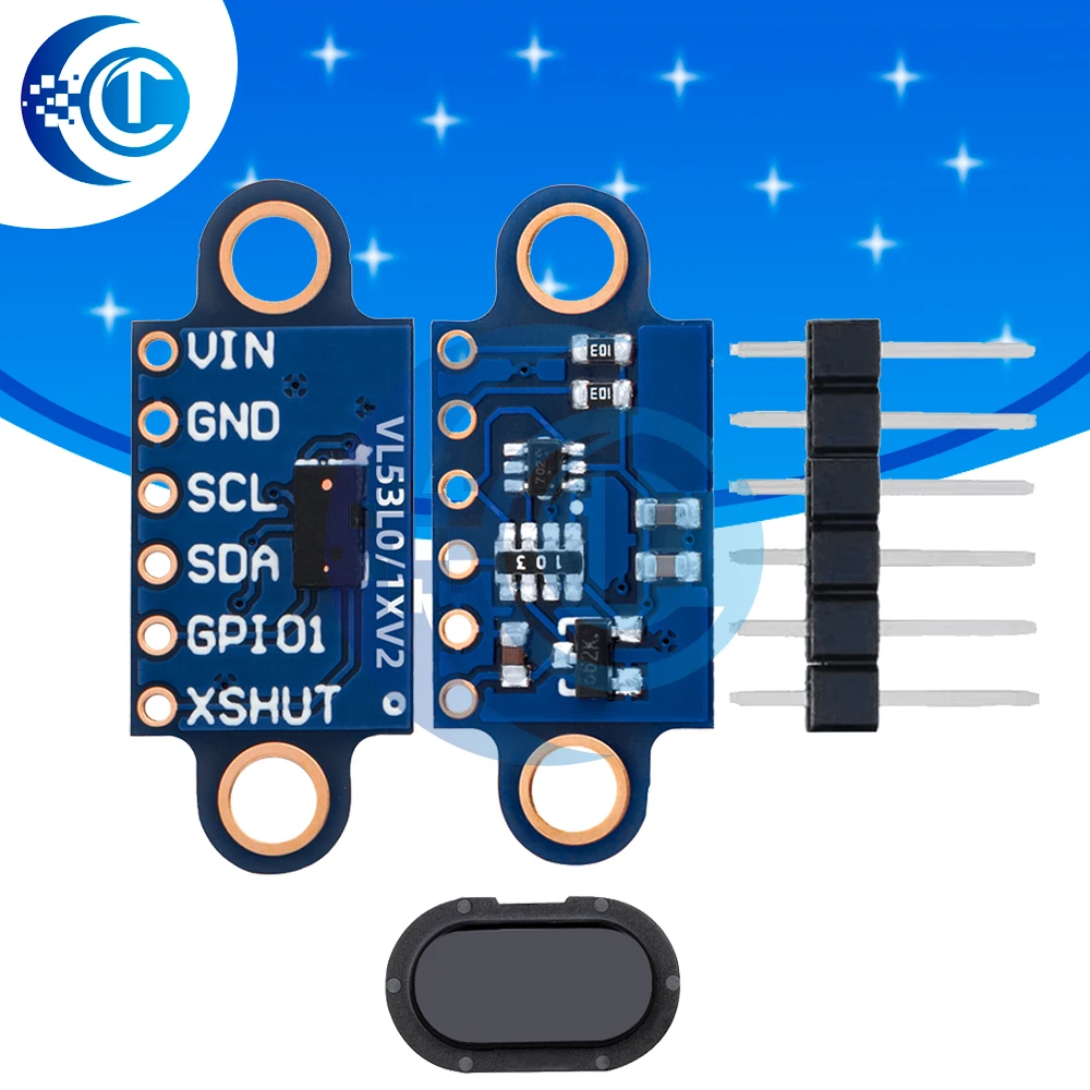 VL53L0/VL53L3CX Time-of-Flight (ToF) Laser-Entfernungssensor-Modul Breakout 3M 940nm IR Laser-Distanzmessung I2C IIC für Arduino