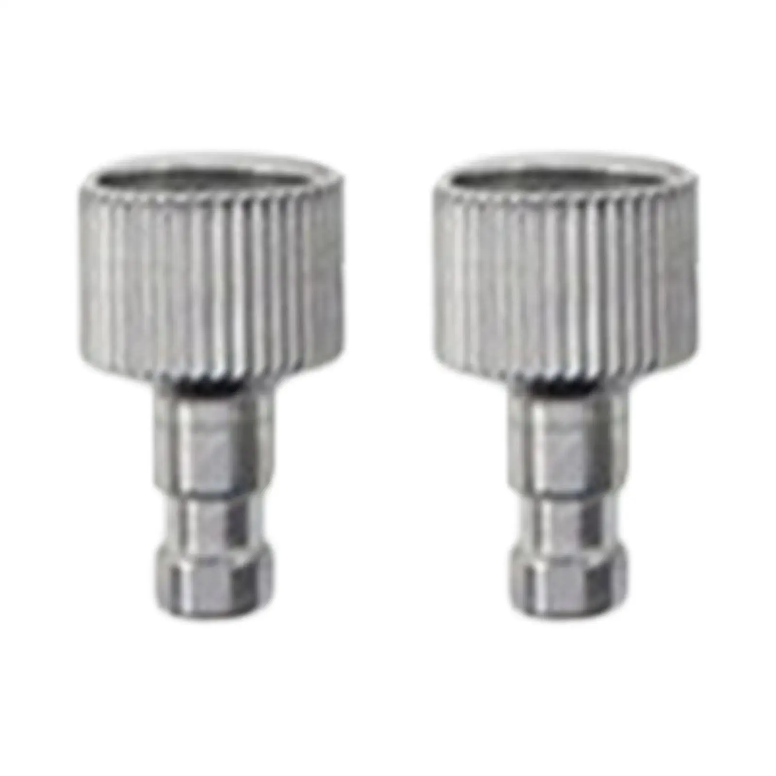 

2 Pieces 1/8" Plug Male Fitting Alloy Hose Connections 1/8" Male Quick Coupler Plug Fitting for Airbrush Sprayer Accessories