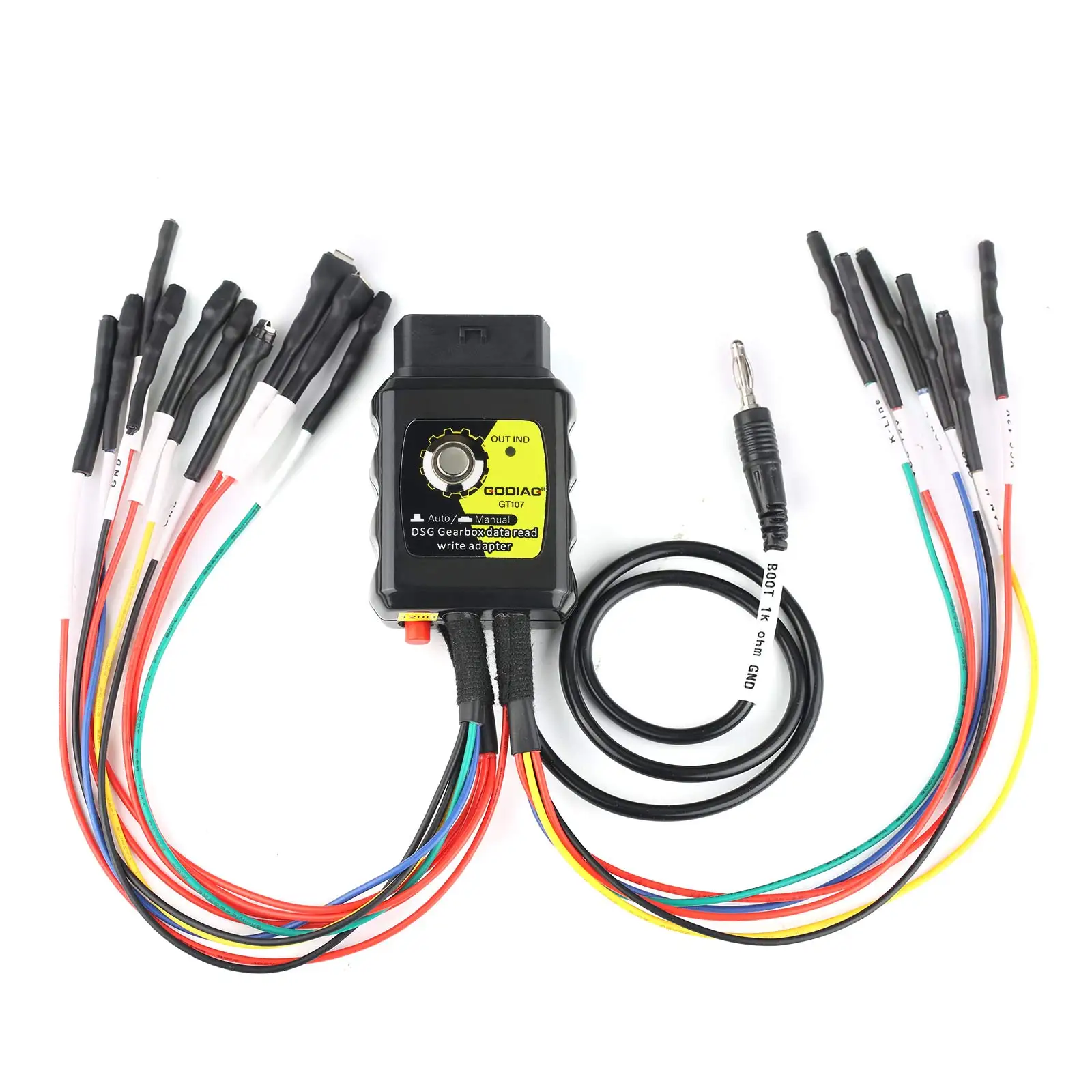 GODIAG GT107 + GT105 II DSG Versnellingsbak Data Lezen/Schrijven Adapter ECU IMMO Kit voor DQ250 DQ200 VL381 VL300 DQ500 DL501 Voor PCMFlash