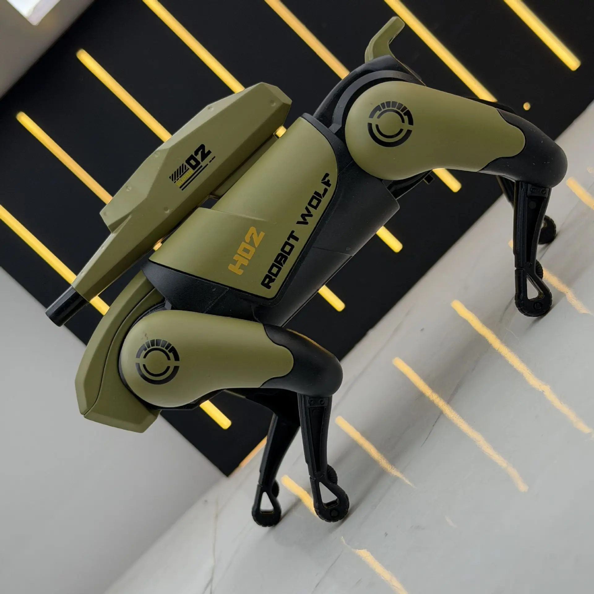 Walking Machinery Wolf Technology Machine Simulation Alloy Touchable Sound Light Sound Effects Walkable Toys Electronic Pets