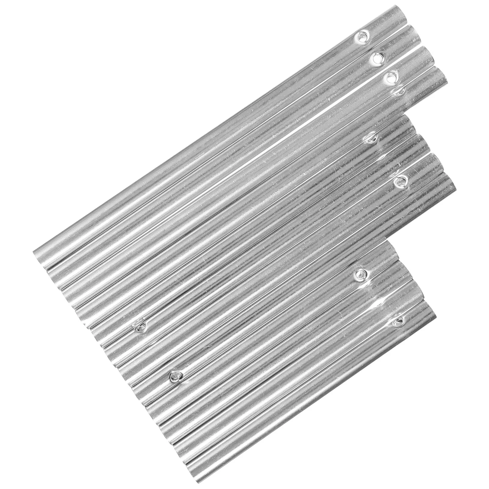 

12 pcs Wind Chime Tubes 8MM 10cm 13cm 15cm Sizes Metal Pipes Textbook Kindergarten Craft Project Aluminum Wind Chime Tubes