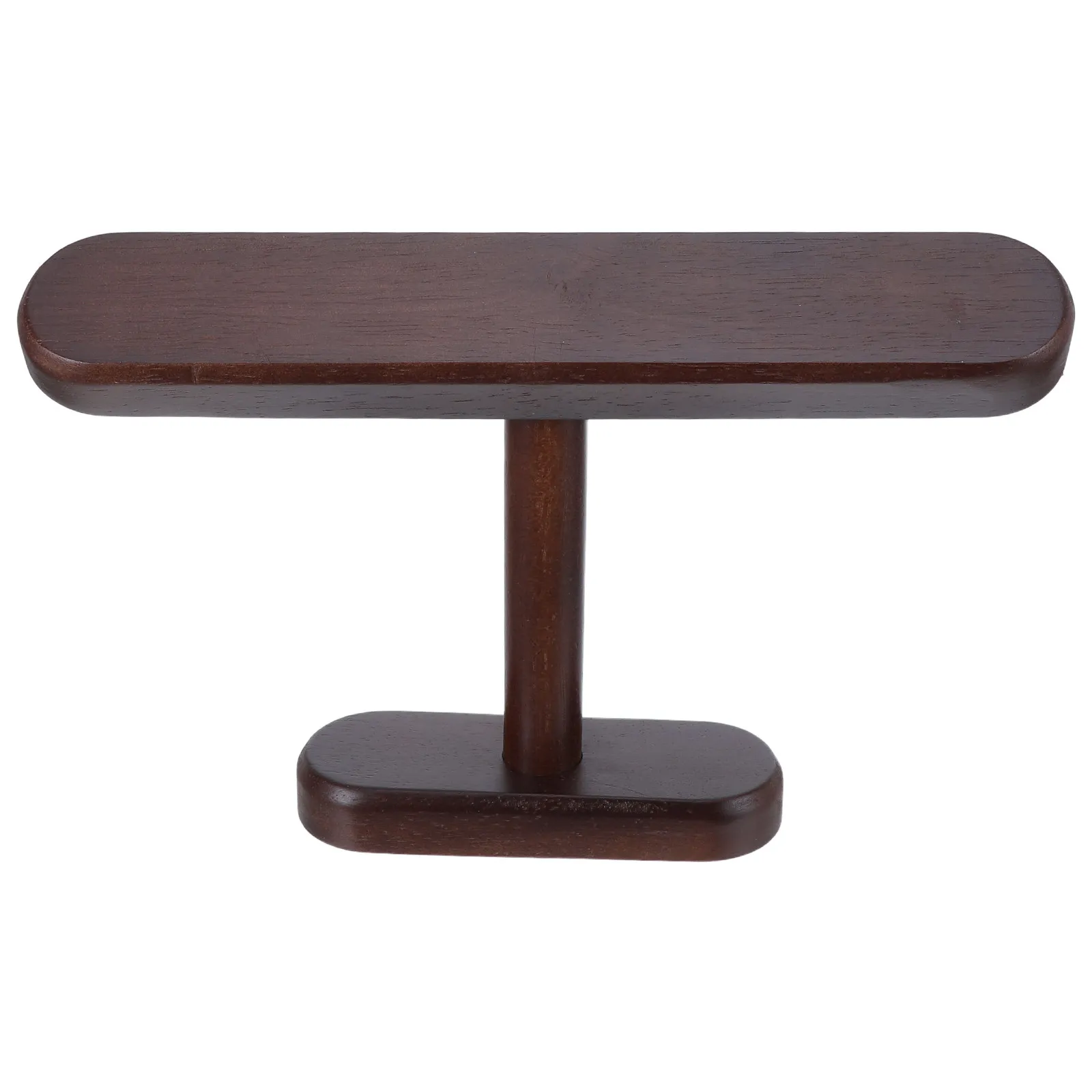 

Деревянная подставка-органайзер для украшений с Т-образной перекладиной, элегантная витрина для часов и браслетов, настольный держатель для браслетов, демонстрационная подставка для ювелирных изделий на столешницу