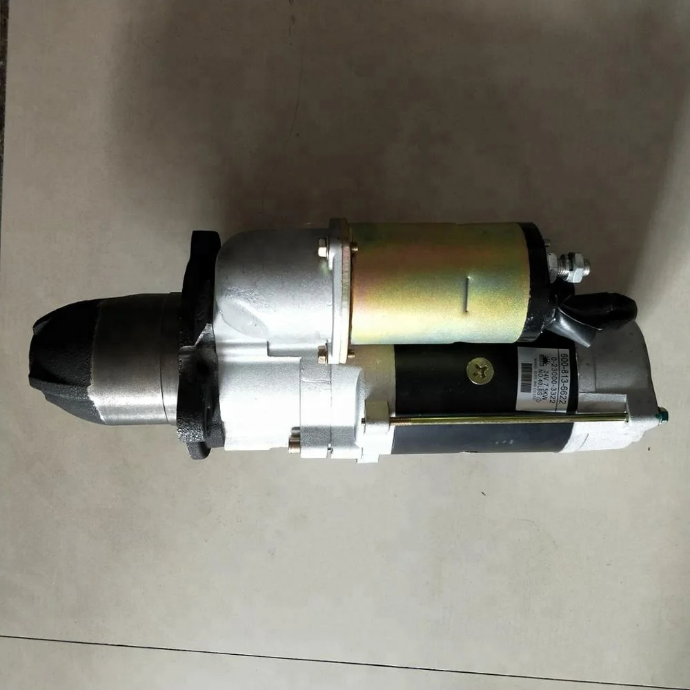 PC60-7 PC130-7 excavator WA80-3 loader S4D95 engine 600-863-3210 600-863-3211 starting motor uesd for komatsu