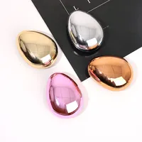 Portable Air Cushion Comb Mini egg comb Electroplating Material Detangling Hair Brush Dry Wet Hair Brushes Hairdressing Tools