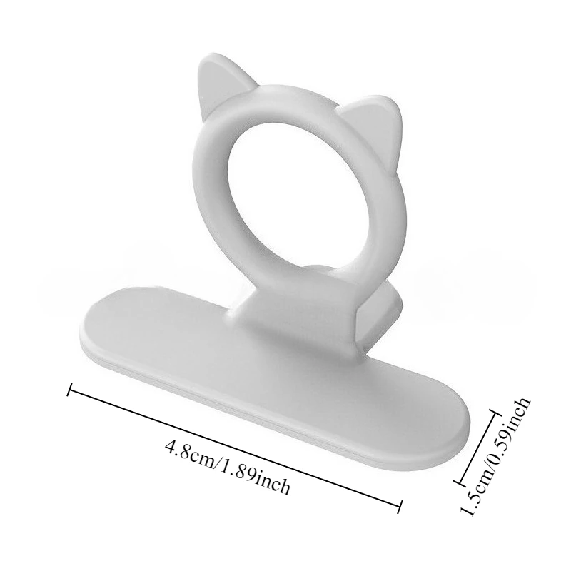1PC Multi Functional Silicone Self-Adhesive Cabinet Door Handle Toilet Lid Holder Toilet Lid Flap Artifact Door Cabinet Handle