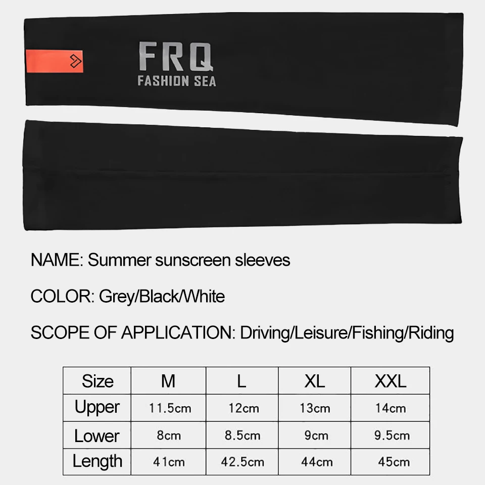 GOBYGO 1Pair Arm Sleeves UPF50+ Cool Feeling Breathable Ice Silk Cycling Oversleeve Running Fishing Sunscreen Arm Support Unisex