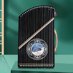 14 21 Saiten Guzheng tragbare Holz Guqin chinesische Mini Zither Anfänger Finger Trainer traditionelle Saiten instrumente Geschenk