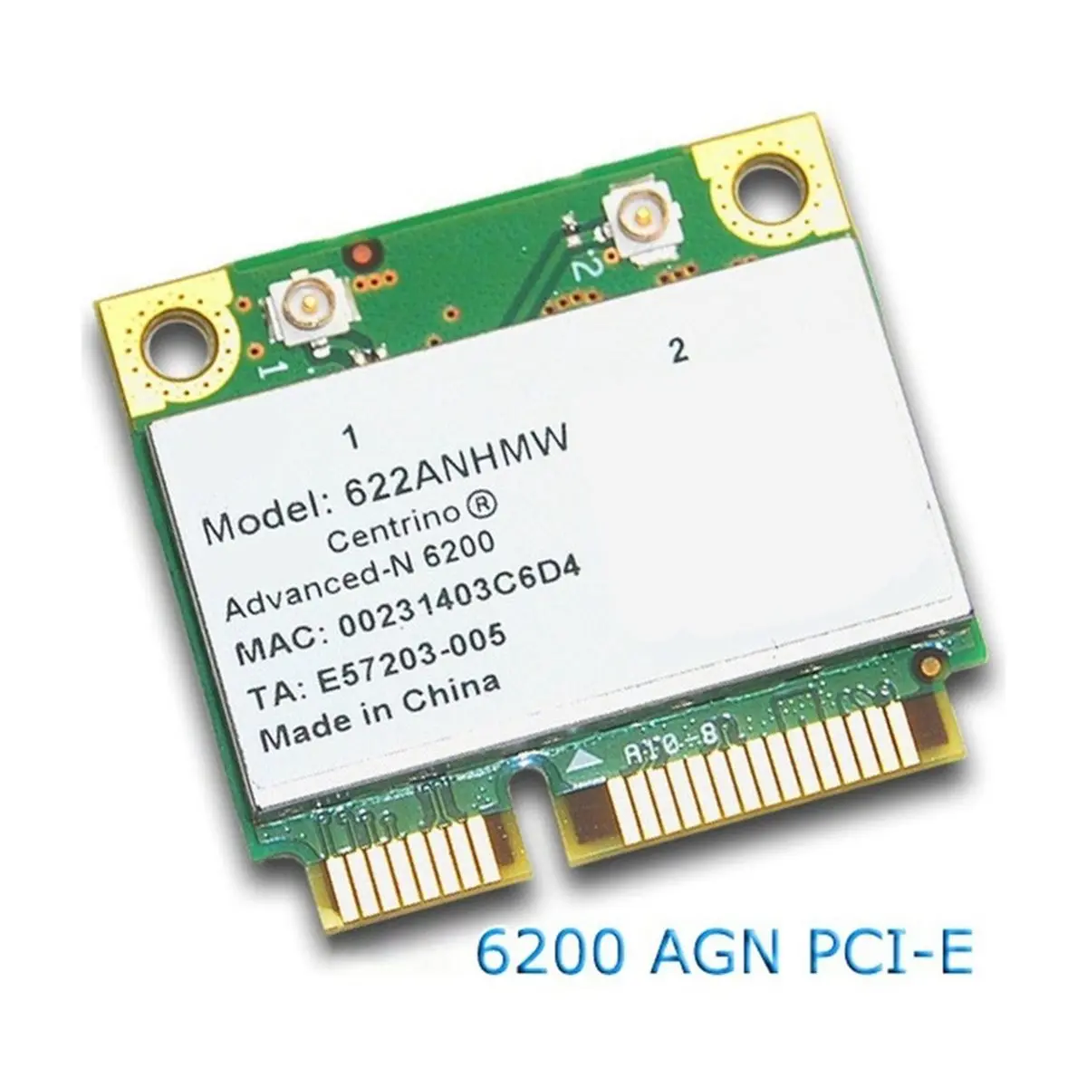 WIFI 622ANHMW 6200AGN WiFi Card PCI-E 802.11agn Dual-Band 300 Mbps Wireless Bluetooth 4.0 Network Card