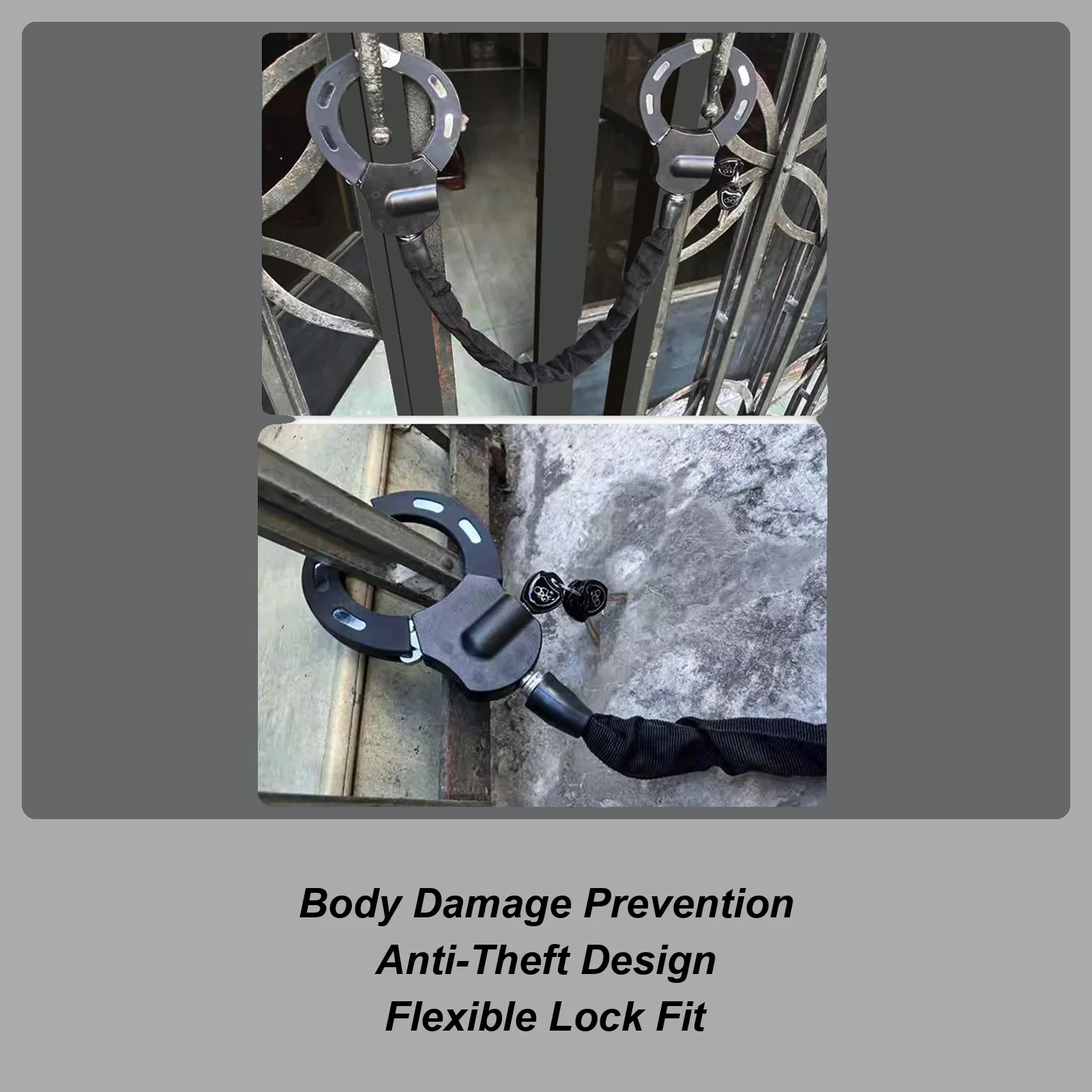 

Electric Scooter Lock 35-inch Heavy-Duty Anti-Theft Security With 3 Key Bike Locks Heavy Duty Anti Theft For Outdoor Travel