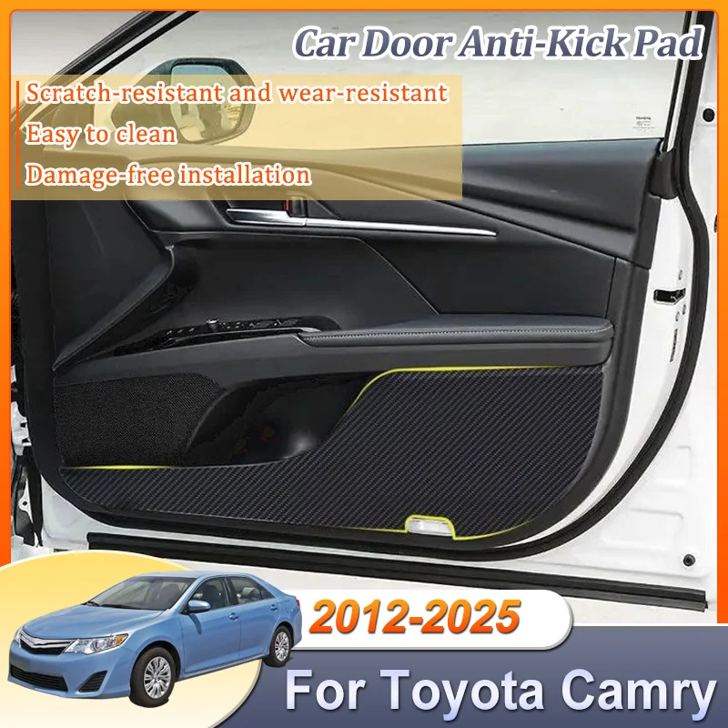 

Дверь автомобиля, противоударная накладка для Toyota Camry XV50 XV70 XV80 2012-2025 2023 2024, защитный коврик от грязи, наклейка, автоаксессуары