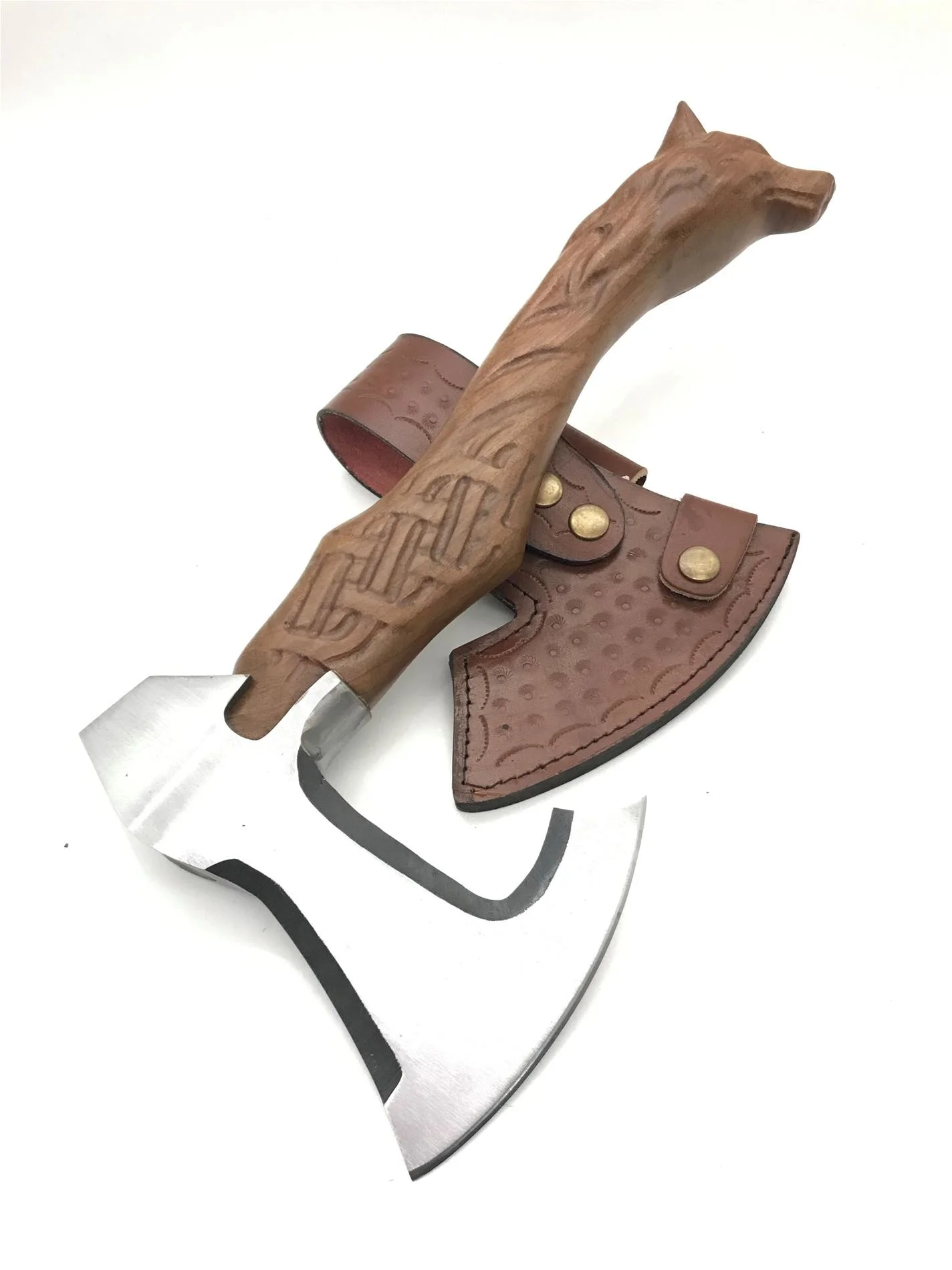 Wolfhead Axe Machete Camping Tourist Survival Tomahawk Tactical Hunting Outdoor Hand Tool Wood Meat Cutter Axes BLT10