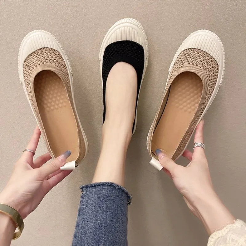 

Flat Bottomed Hollow Leather Patch Casual Board Shoes with Mesh Breathable Surface Breathable Cool and Lightweight