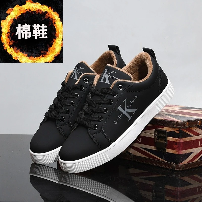 

Мужская зимняя спортивная обувь, легкая мягкая подошва, универсальная бархатная теплая повседневная обувь, удобный тренд