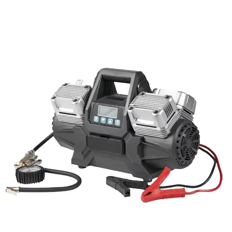 2V Double Cylinder Air Compressor for Tractor Large Tire 320L Min 101-150Psi Strong Power Automatic Inflation High Quality