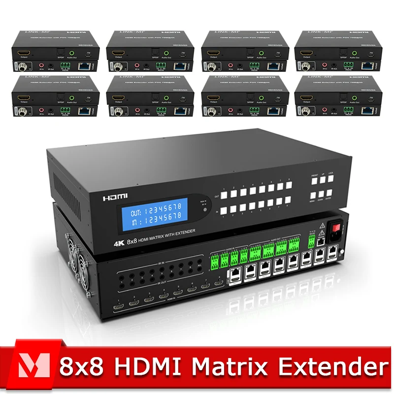 8X8 Hdmi 2.0 Matrix…