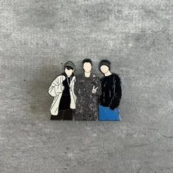 Moon Sighting Kim SeokJin Jung Hoseok JHope Park Jimin Hard Enamel Pin