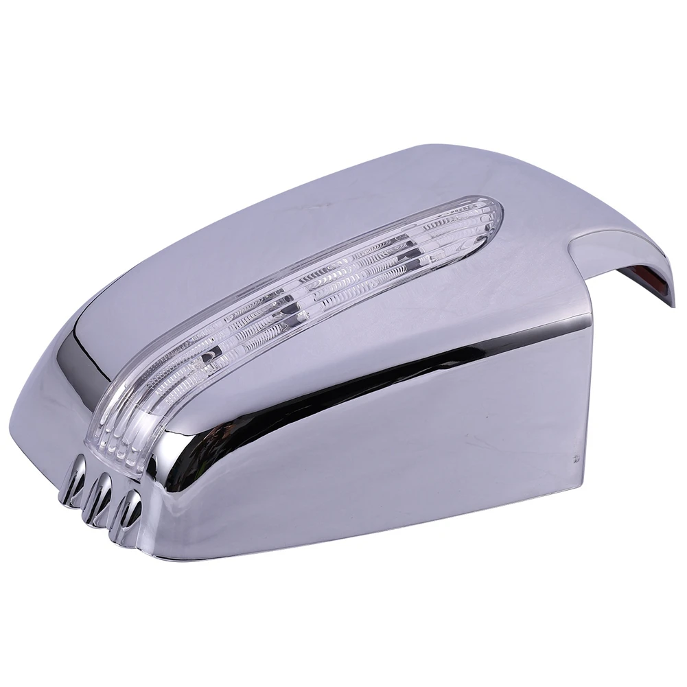 

4X Car Door Mirror Covers With LED For Mitsubishi Triton L200 2005-2014 Pajero Sport 2011