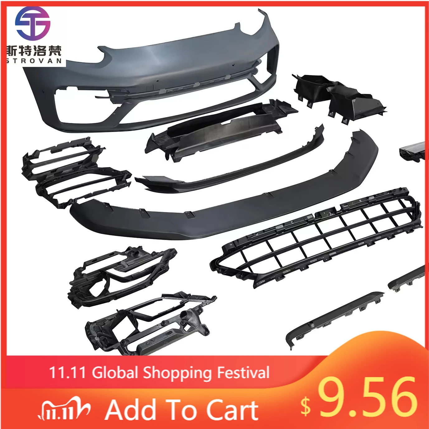 

Deren High QualityFront Bumper for Porsches Panamera 970.1/970.2 2010-2016 Upgrade to 971