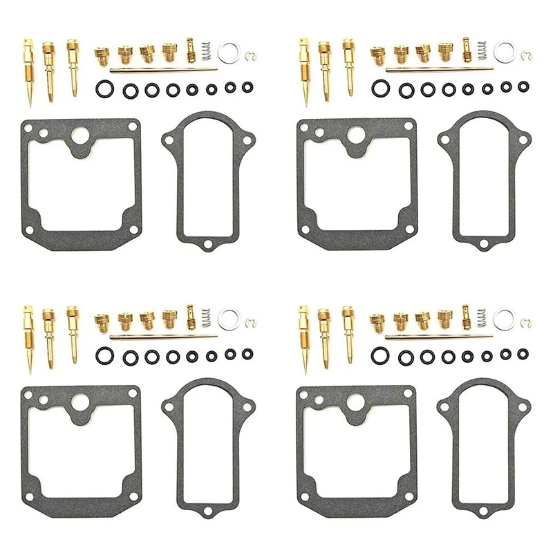 ABOK-For Kawasaki KZ900 KZ 900 Z1 Carburetor Repair Kit Carb Rebuild Set Main Pilot Jets Float Needle Gaskets