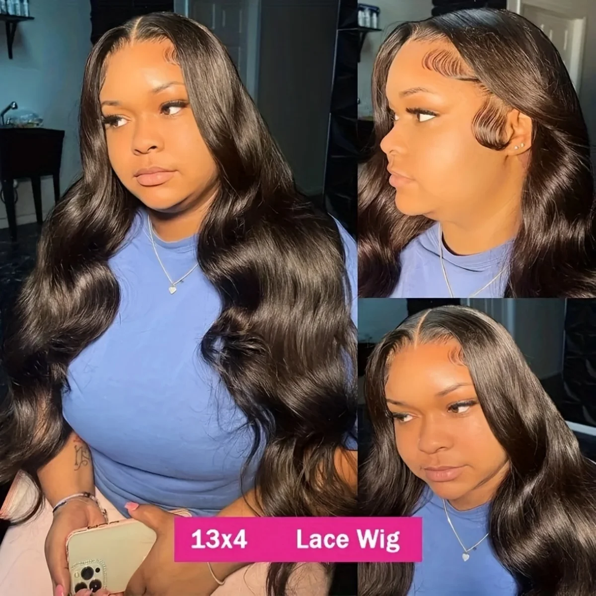Perucas de Cabelo Humano com Ondas Naturais e Renda Frontal 13x6 HD, Perucas de Cabelo Humano com Renda Frontal 5x5 HD e Fechamento de Renda para Mulheres em Promoção