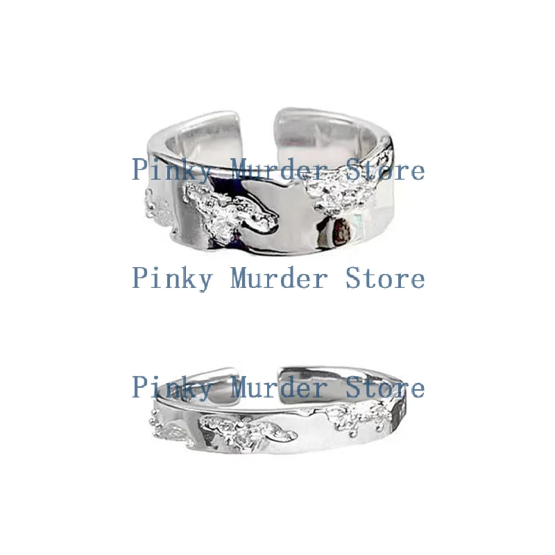

(JYA2)2PCS Vintage Couple Rings Opening Knuckle Retro Silver Color Unisex Trendy Finger Ring Jewelry For Women Fashion Ring Set