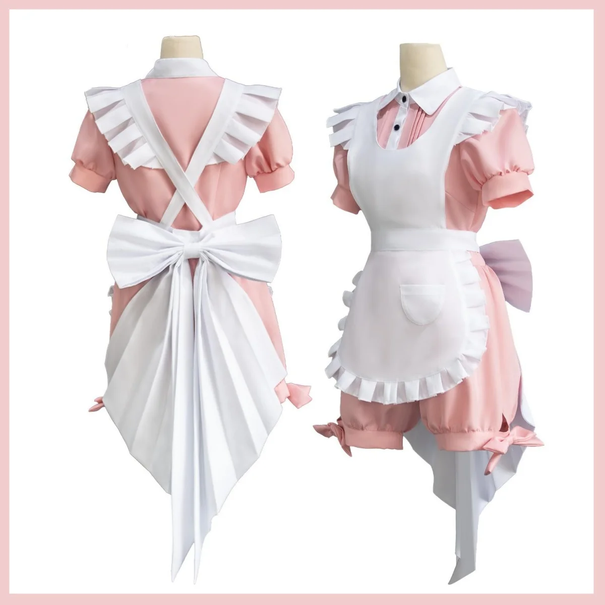 

Pink Maid Dress Lolita Skirt Wig Man Woman Cute Birthday Party Suit 2026 new Anime Black Butler Ciel Phantomhive Cosplay Costume