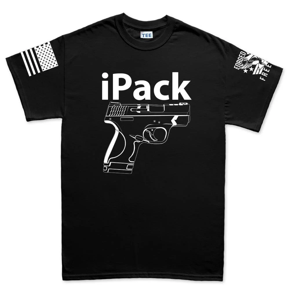 

Мужская футболка IPack Shield — кованая из хлопчатобумажной трикотажной ткани свободной формы для многосцены и стирки в машине