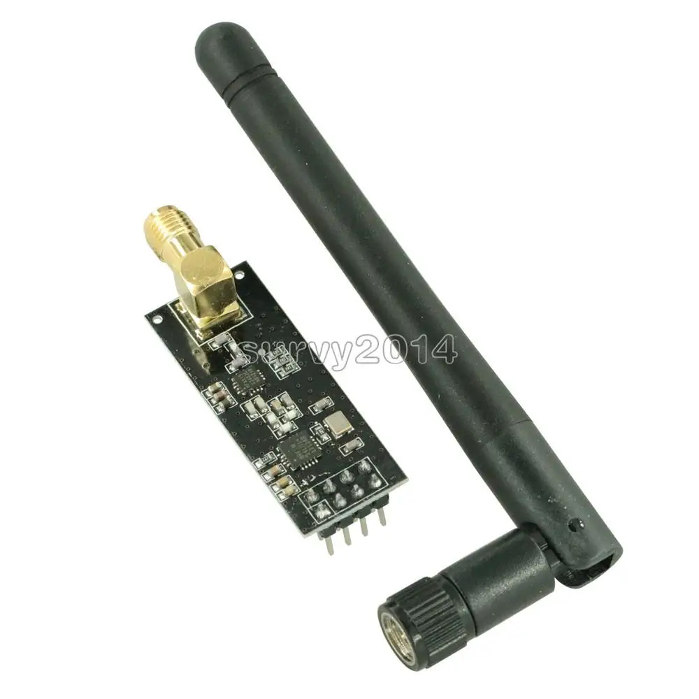 NRF24L01+PA+LNA SMA Antenna Wireless Transceiver communication module 2.4G 1100m