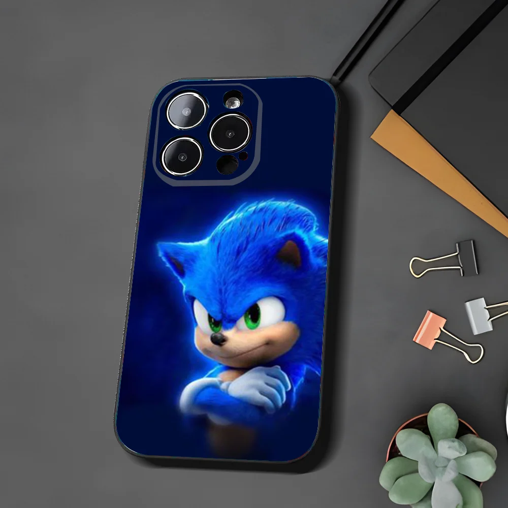 S-Sonic The H-Hedgehog Phone Case For Iphone 15 11 13 14 Pro Max 7 8 Plus X Xr Xs Max Se2020 12mini Cover Case