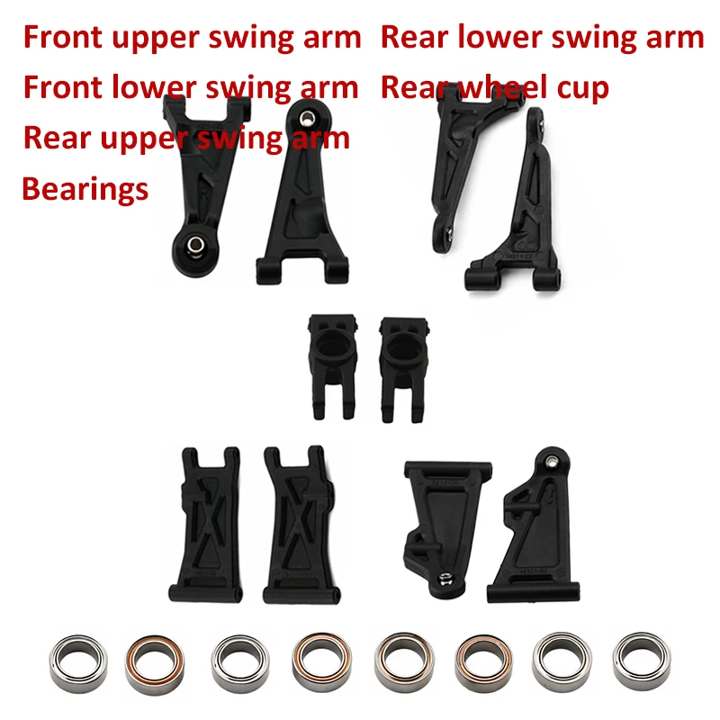 MJX Hyper Go 14211 1/14 RC Car Parts Car Shell Swing Arm Shock Absorber Drive Shaft Steering Seat ESC Motor Differential Gearbox