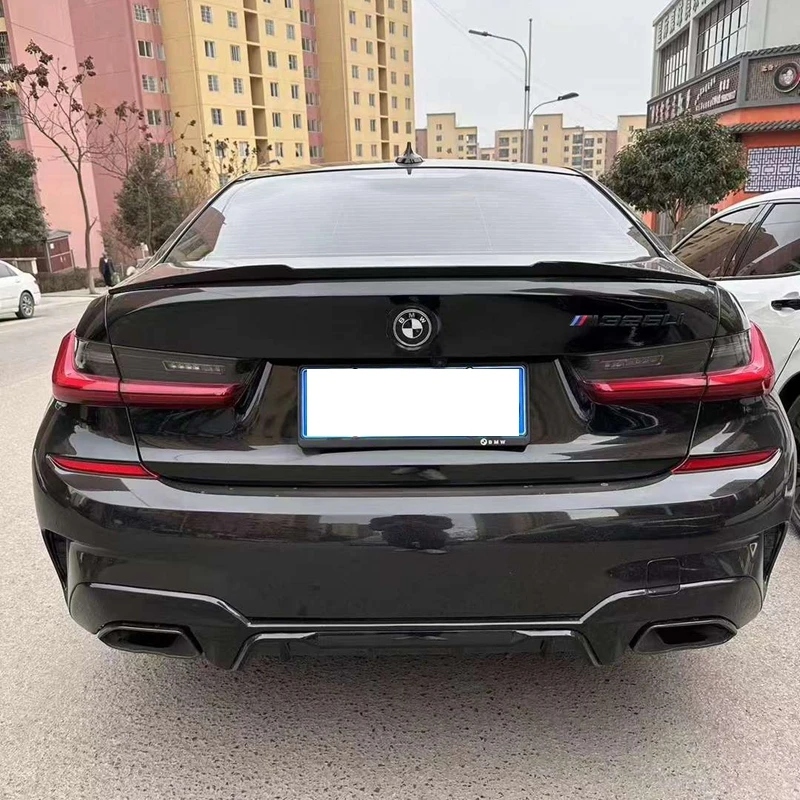

FOR BMW G20 G28 2019 -2022 320i 320D 328i 3 Series Gloss black Spoiler Rear Trunk Tail Car M3 Style